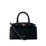 Cartera Satchel Clara para mujer color negro