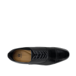 Oxfords cap toe Marc para hombre color negro