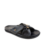 Sandalias flats Darci para mujer color negro