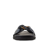 Sandalias flats Darci para mujer color negro