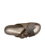 Sandalias flats Darci para mujer color oro rosa