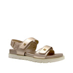 Sandalias flats Morena para mujer color oro rosa