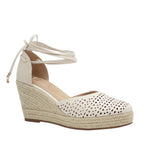 Cuñas Glinda para mujer color hueso