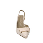 Tacones slingback Atlas para mujer color nude
