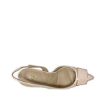 Tacones slingback Atlas para mujer color nude