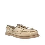 Boat shoes Frances para mujer color hueso