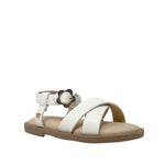 Sandalias Fabi para infante color blanco