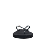 Sandalias playeras Ginny para mujer color negro