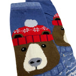 Calcetines Oso para mujer color azul