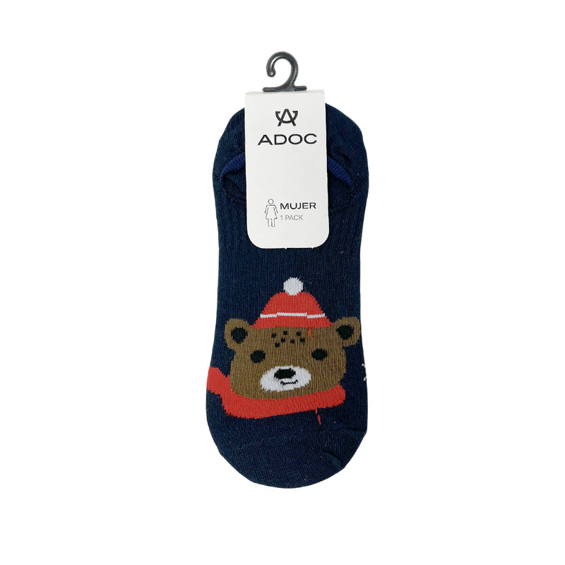 Punteras Oso para mujer color navy