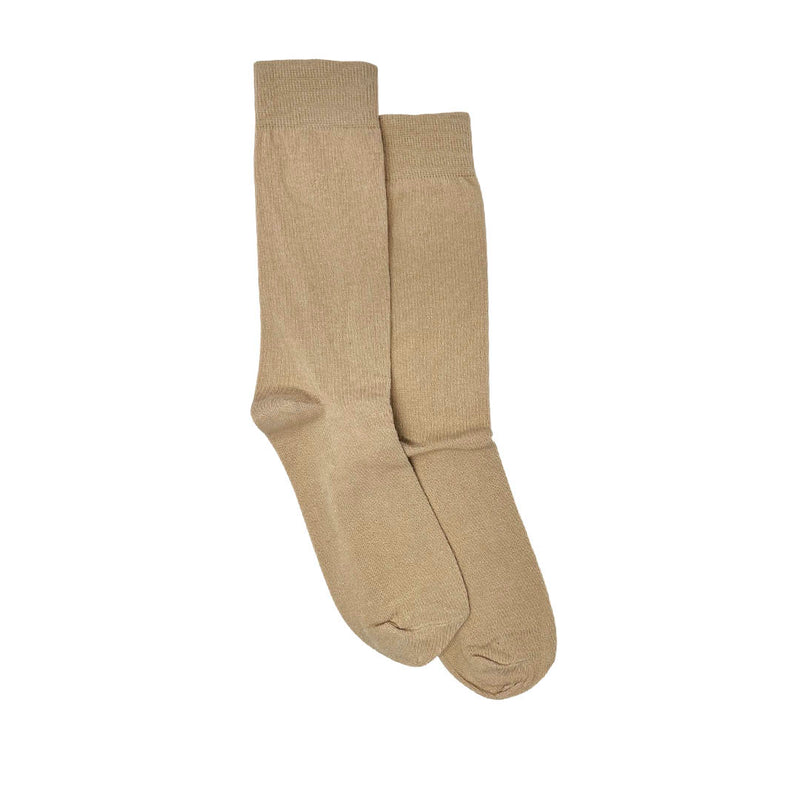 Calcetines Liso para hombre color beige