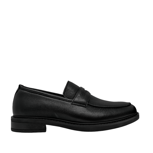 Oxfords slip on Troy para hombre color negro