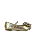 Ballerinas Zarina para niña color dorado