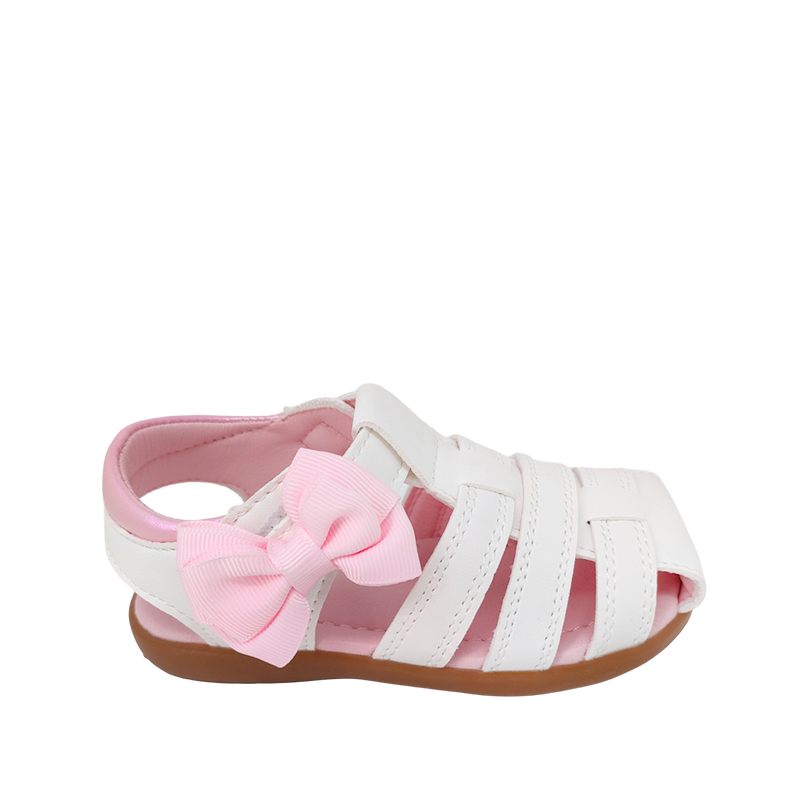 Sandalias Wendy para infante color blanco