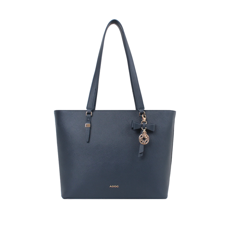 Cartera tote Vera para mujer color navy