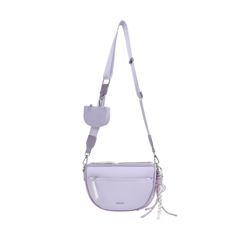 Cartera crossbody Susi para mujer color lila