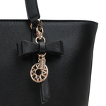 Cartera tote Vera para mujer color negro