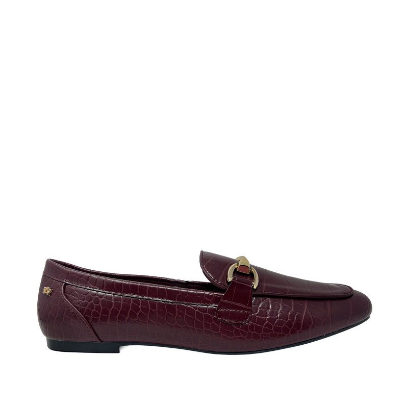 Mocasines Olivia para mujer color vino