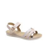 Sandalias flats Regina para mujer color blush