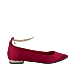 Ballerinas Salie para mujer color rojo