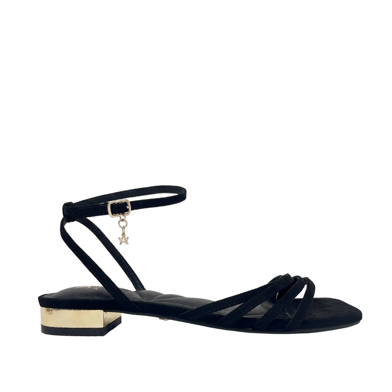 Sandalias de tacón Trini para mujer color negro