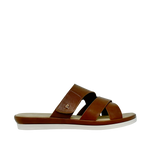 Sandalias flats Trudy para mujer color tan