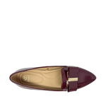 Ballerinas Leonor para mujer color vino