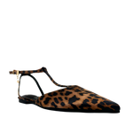 Ballerinas ankle strap Nivika para mujer color leopardo