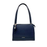 Cartera satchel Salome para mujer color navy