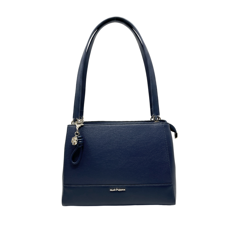 Cartera satchel Salome para mujer color navy