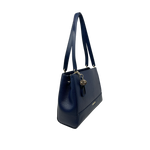 Cartera satchel Salome para mujer color navy