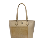 Cartera tote Tiana para mujer color taupe