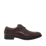 Oxfords cap toe Guz para hombre color vino