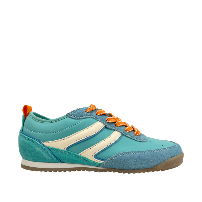 Sneakers Nellie para mujer color celeste