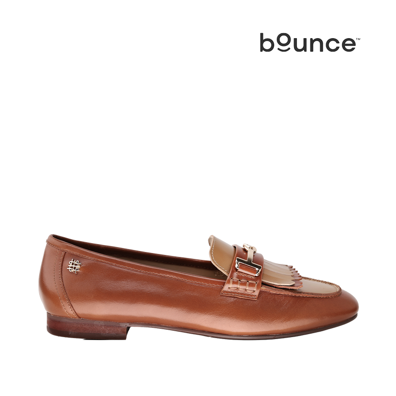 Mocasines Jacky para mujer color tan