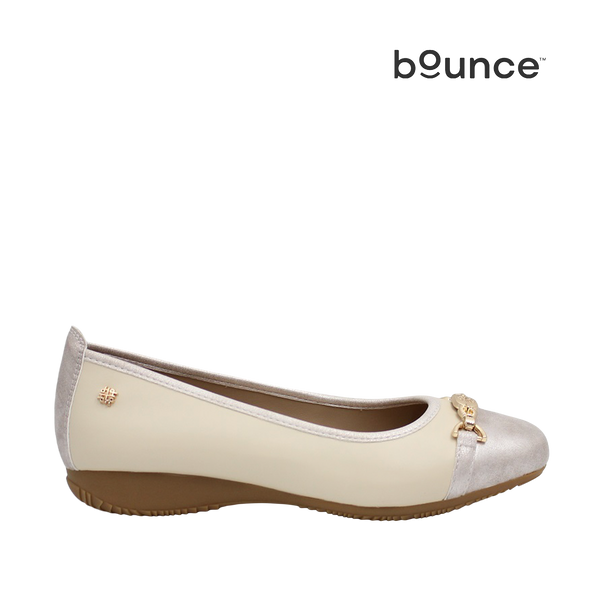 Ballerinas Georgia para mujer color hueso