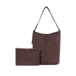 Cartera satchel Zara para mujer color café