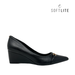 Cuñas Nora para mujer color negro