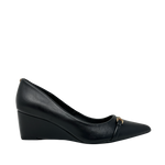 Cuñas Nora para mujer color negro