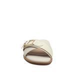 Sandalias flats Rita para mujer color hueso