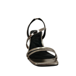 Sandalias de tacón Talisa para mujer color plateado