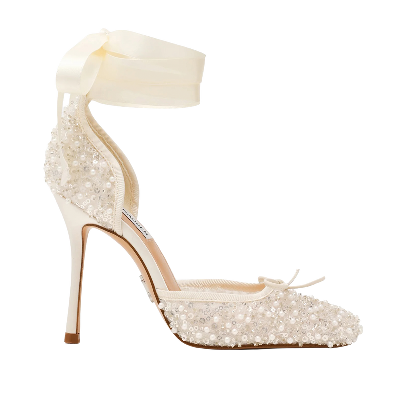 Tacones stilettos Larina-Seq para mujer color crema