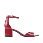 Sandalias de tacón Lily para mujer color vino